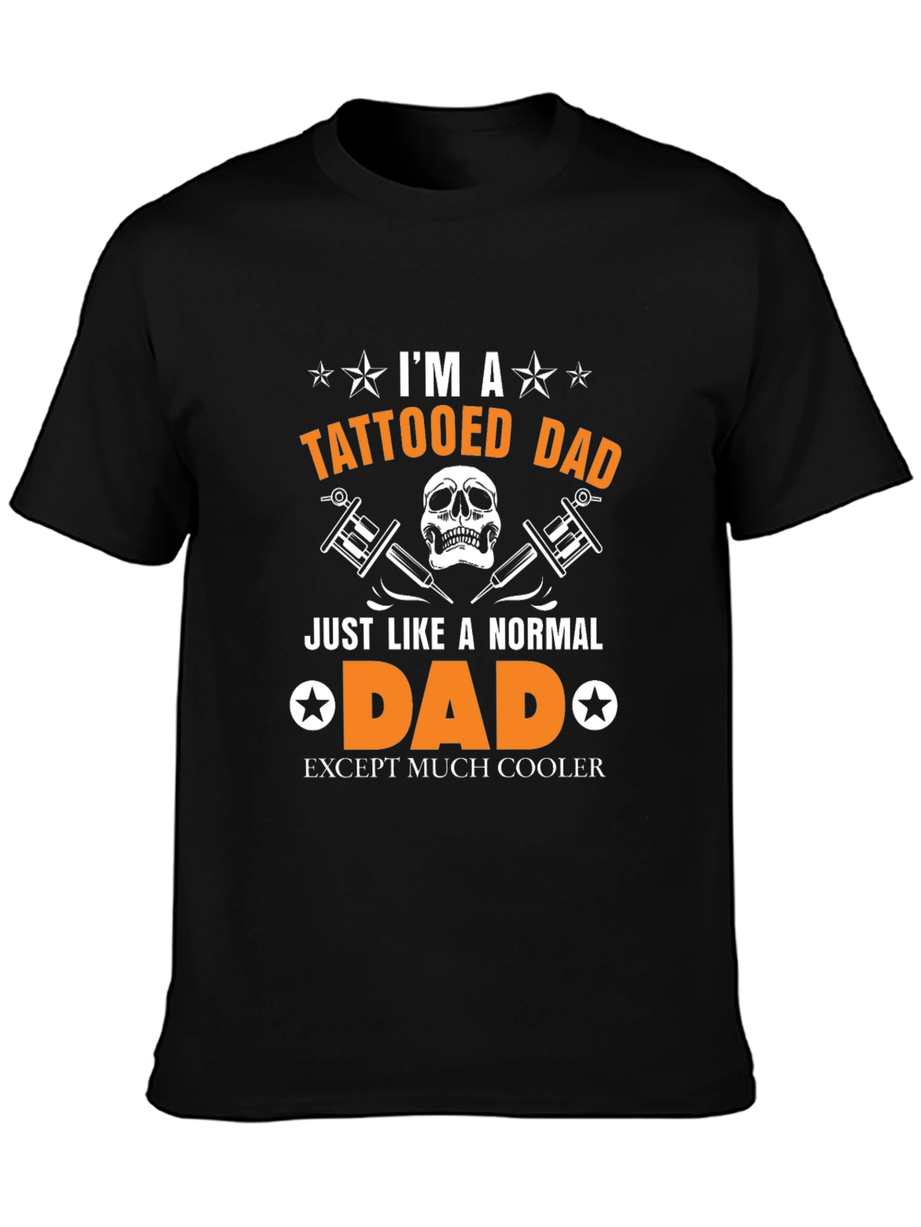 Tattooed Dad T-Shirt - Cool Fathers Day Gift