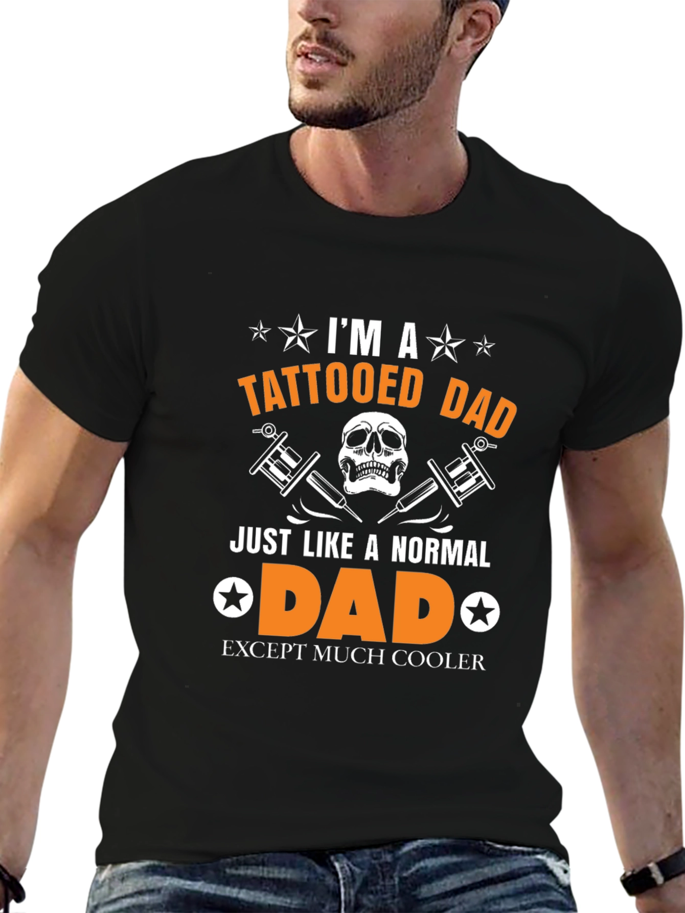 Tattooed Dad T-Shirt - Cool Fathers Day Gift