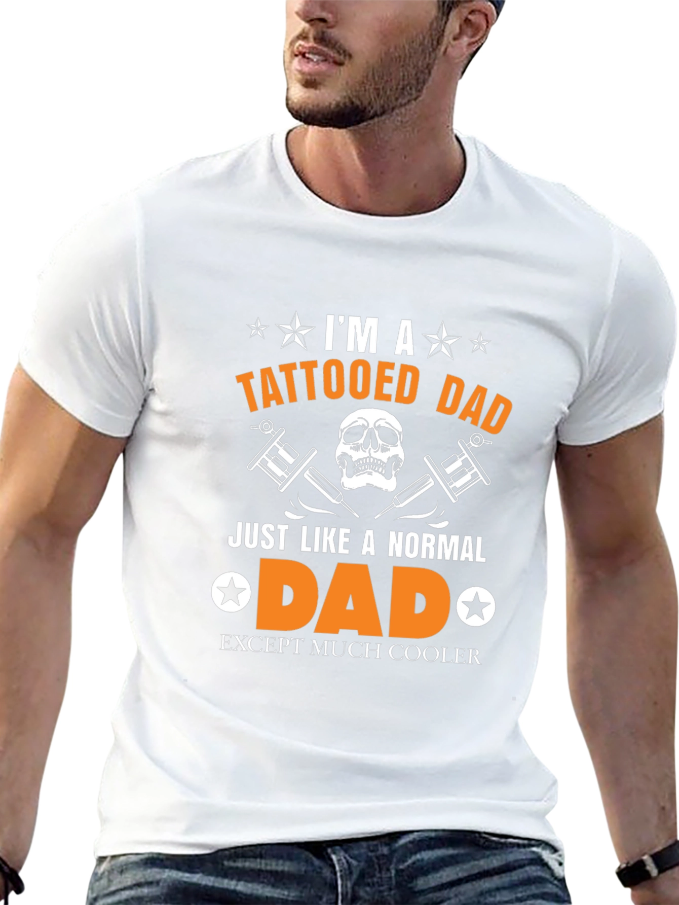 Tattooed Dad T-Shirt - Cool Fathers Day Gift