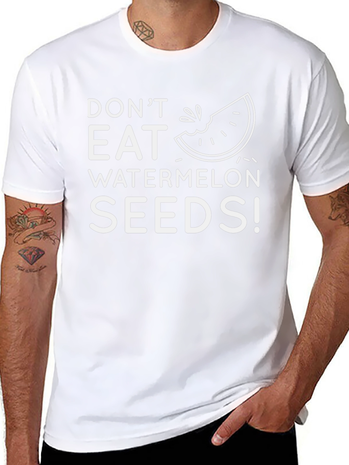 Dont Eat Watermelon Seeds Graphic Tee