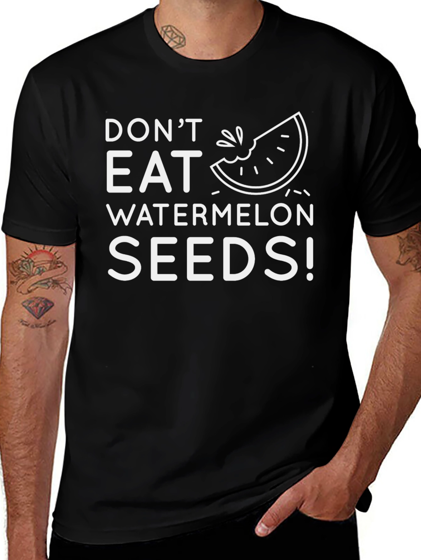 Dont Eat Watermelon Seeds Graphic Tee
