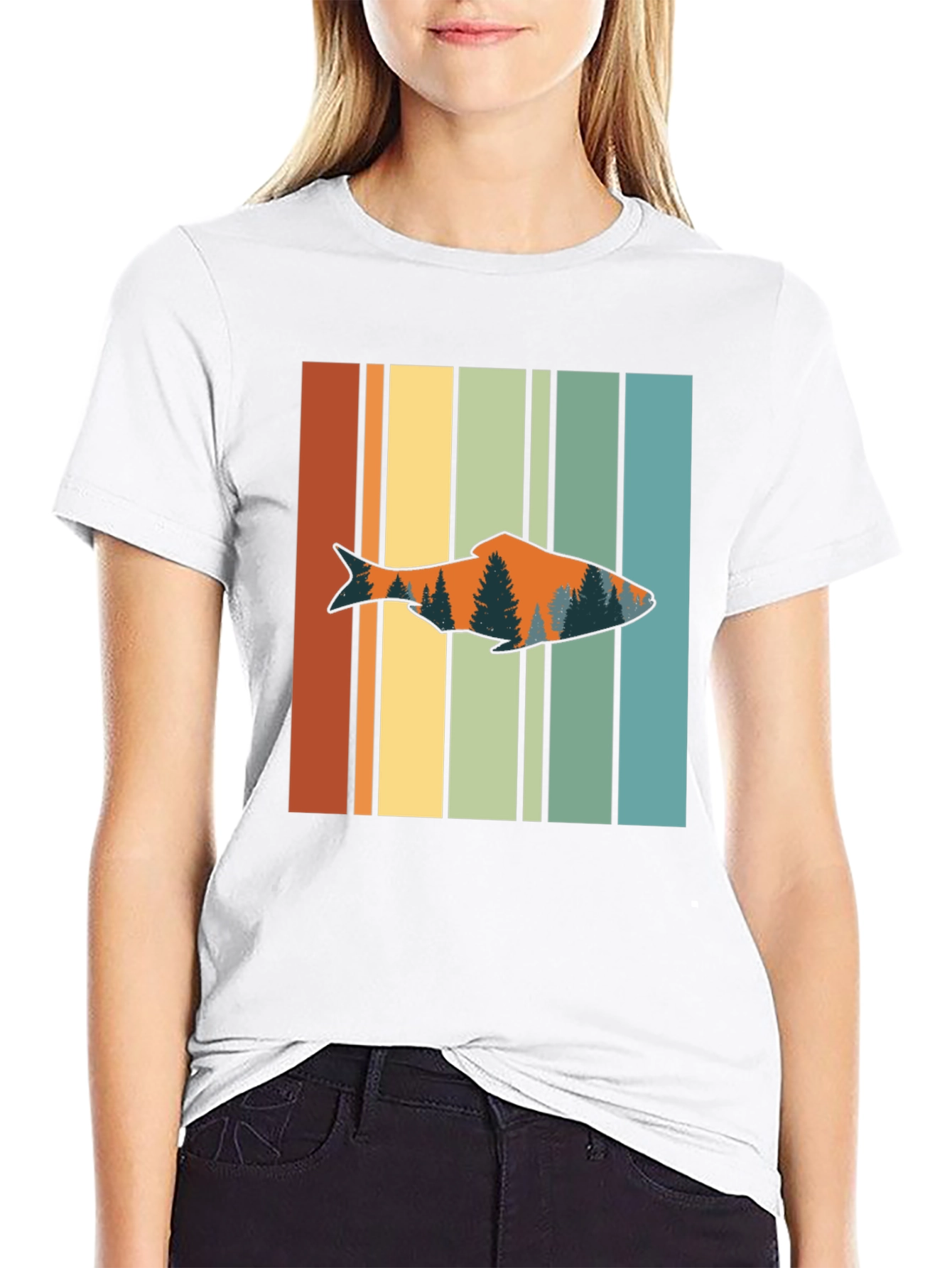 Retro Fish Graphic Tee - Outdoorsman Style