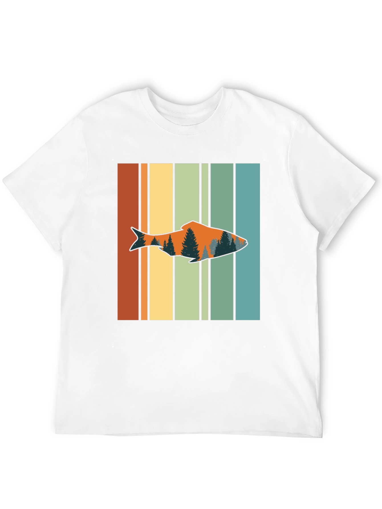 Retro Fish Graphic Tee - Outdoorsman Style