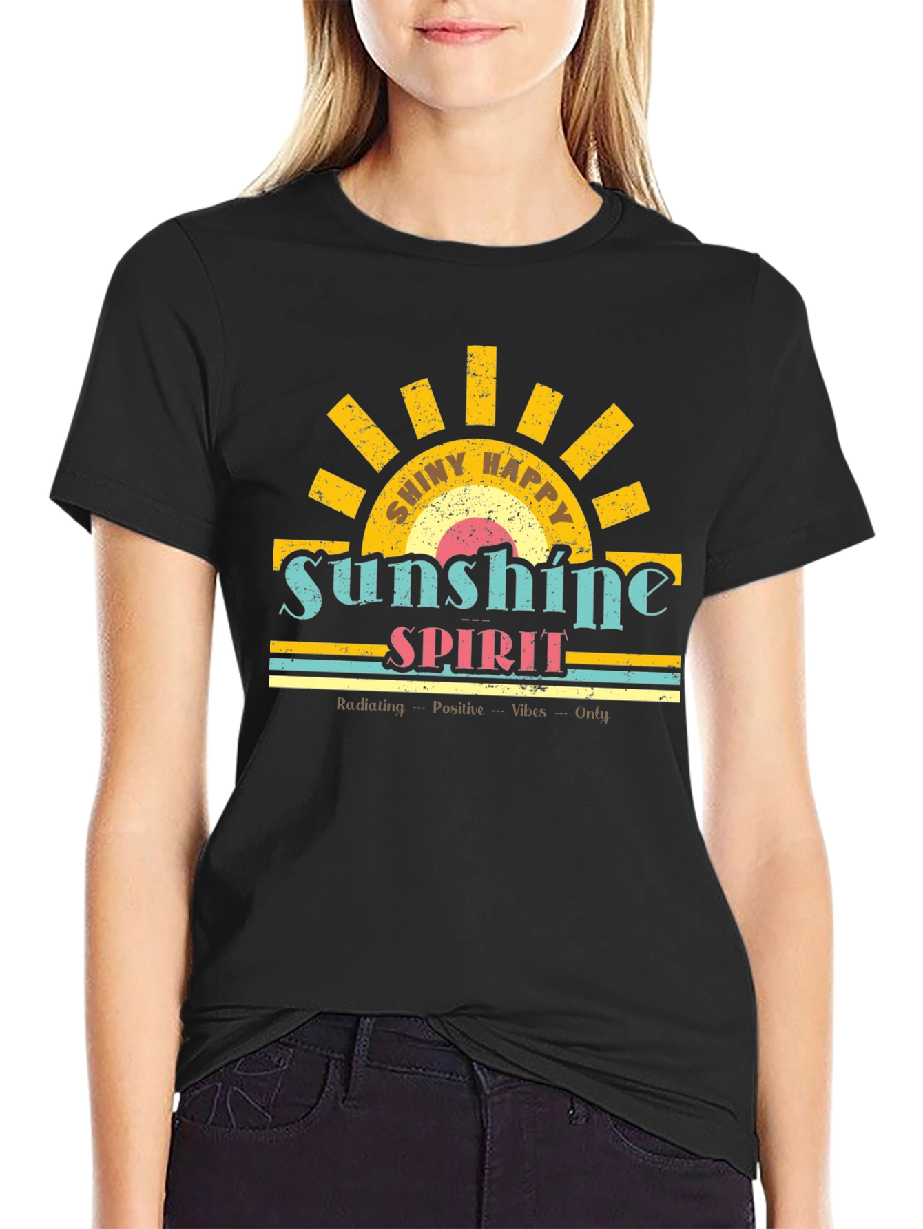 Sunshine Spirit Graphic T-Shirt