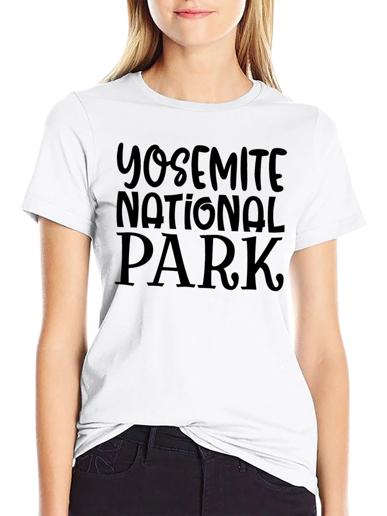Yosemite National Park Graphic Tee - Black