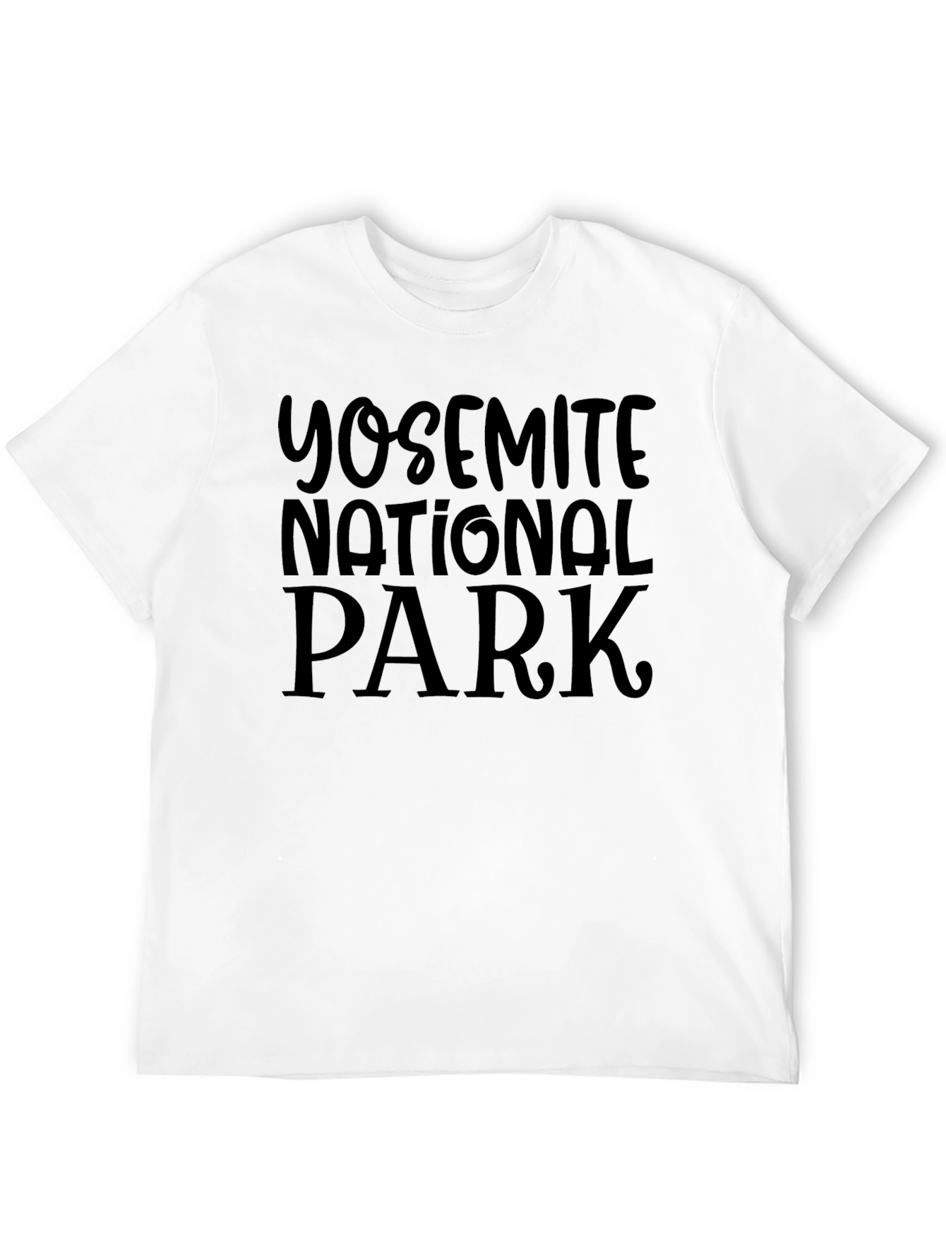 Yosemite National Park Graphic Tee - Black