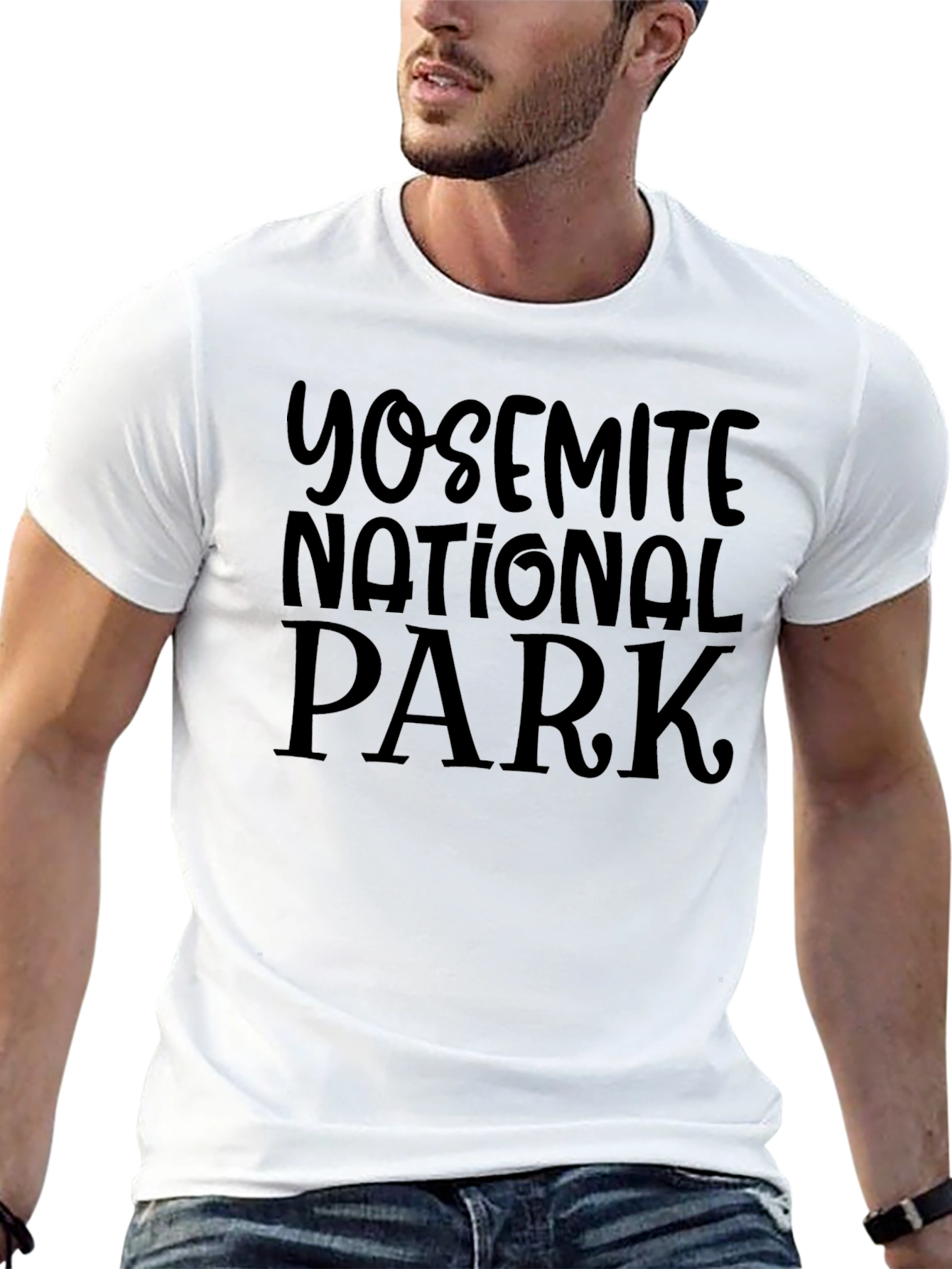 Yosemite National Park Graphic Tee - Black