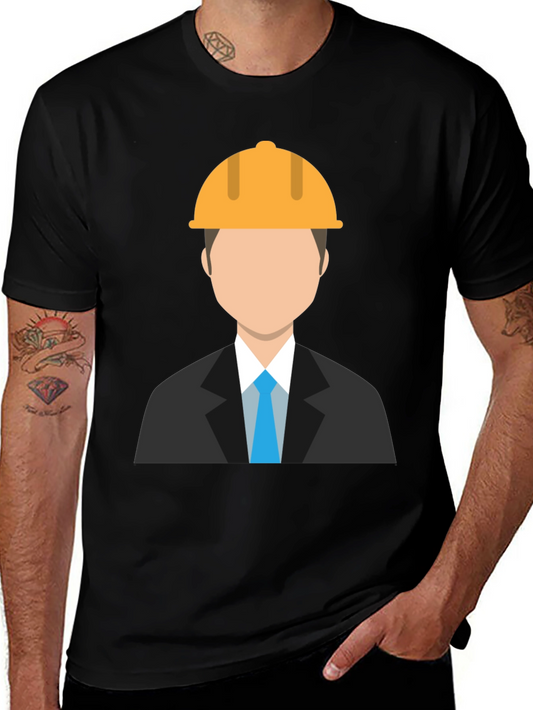 Engineer Graphic T-Shirt - Black