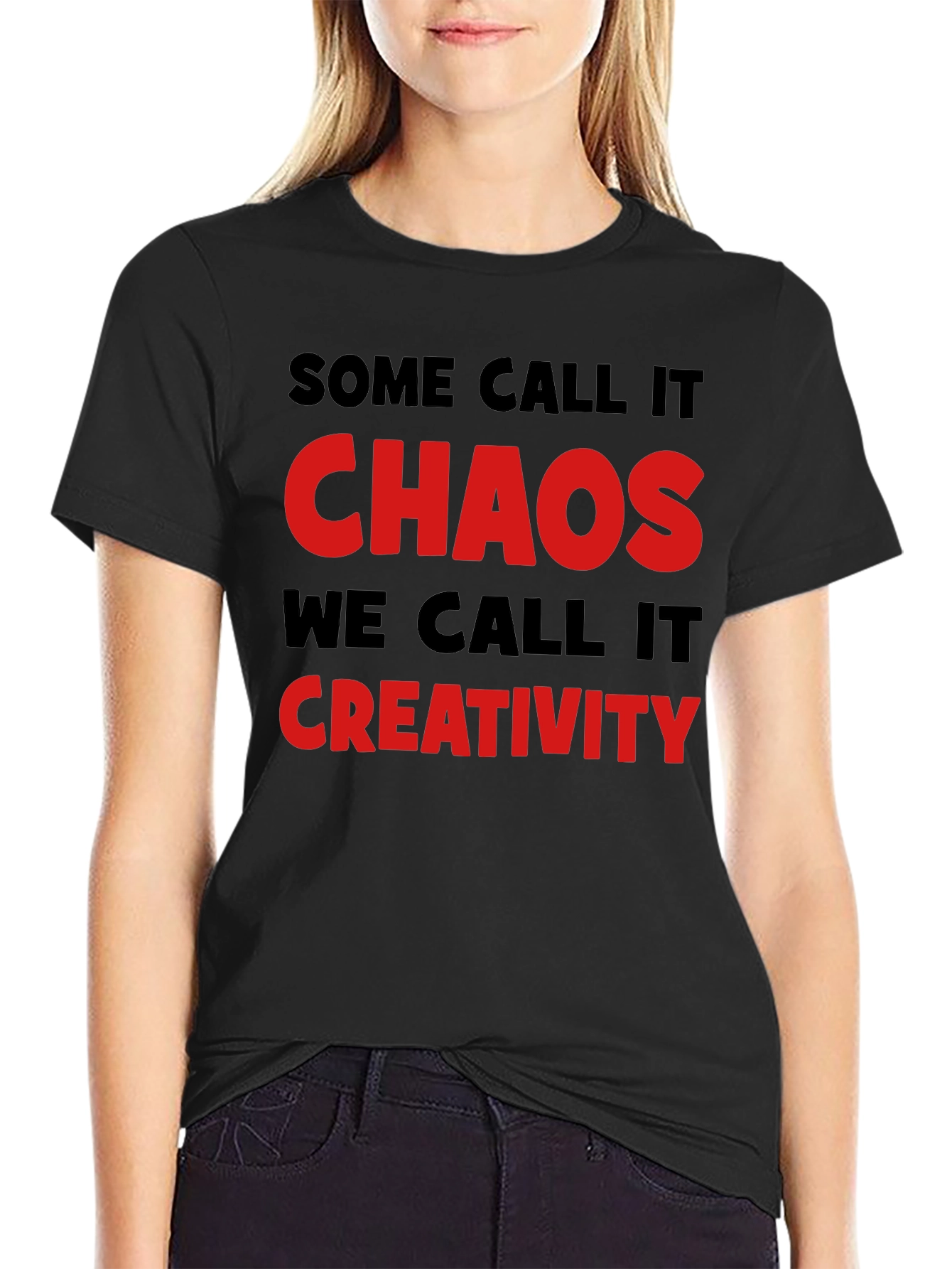 Chaos Creativity Graphic Tee - Black