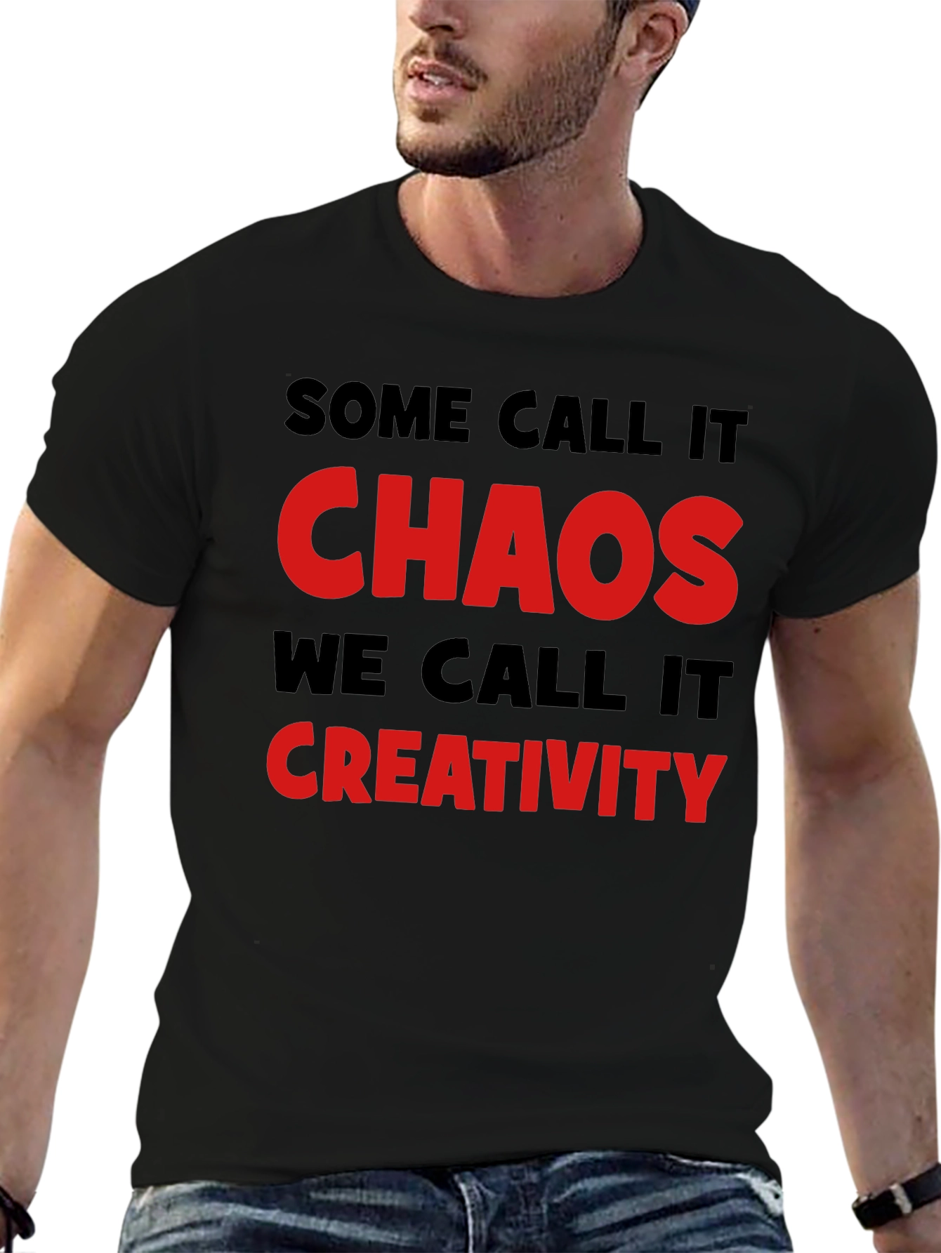 Chaos Creativity Graphic Tee - Black
