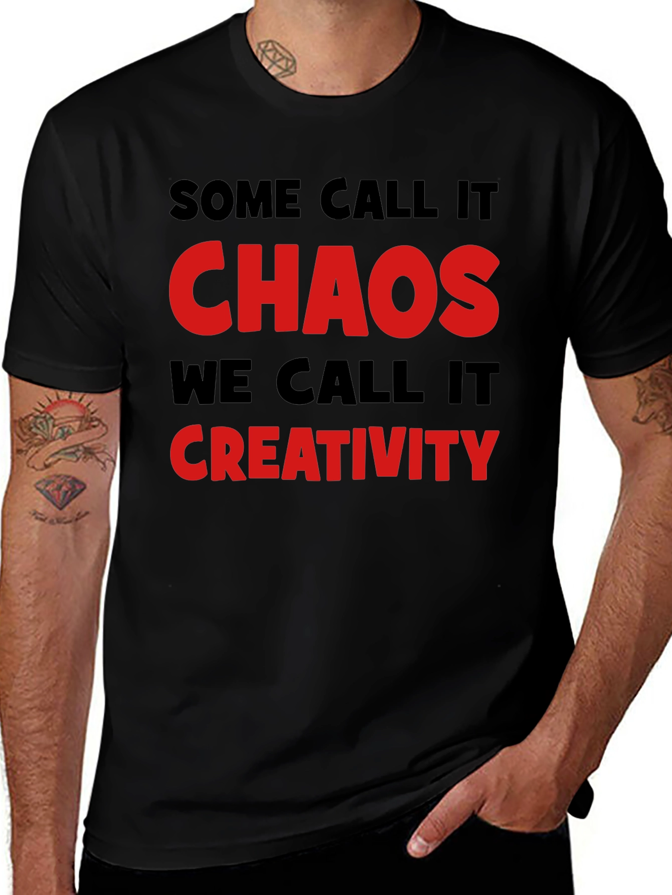 Chaos Creativity Graphic Tee - Black