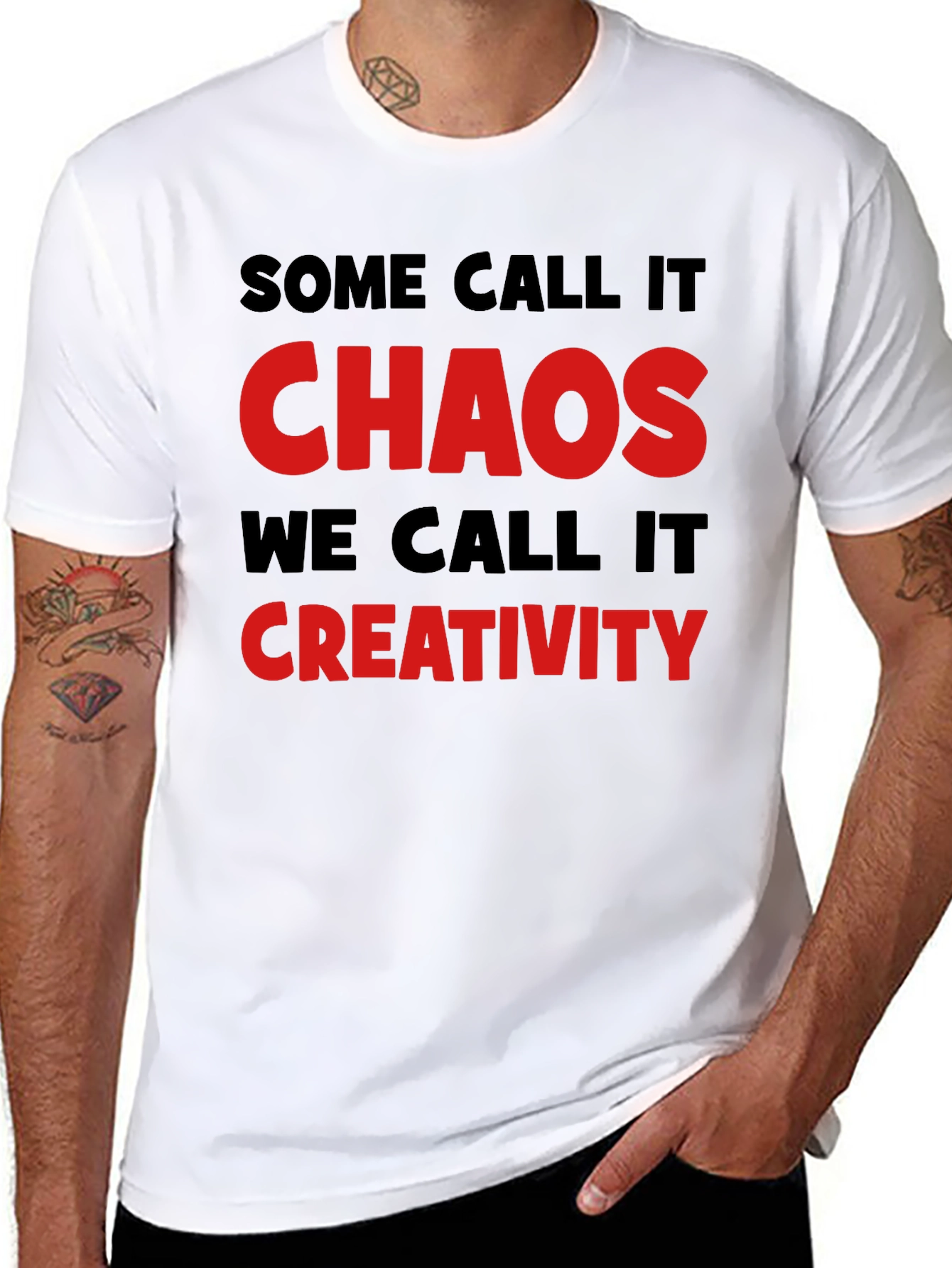 Chaos Creativity Graphic Tee - Black