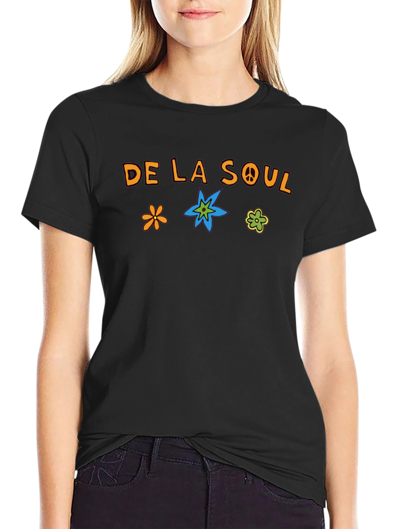 De La Soul Graphic T-Shirt - Black Cotton Tee