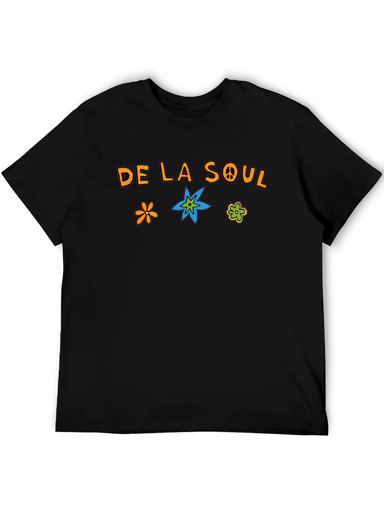 De La Soul Graphic T-Shirt - Black Cotton Tee