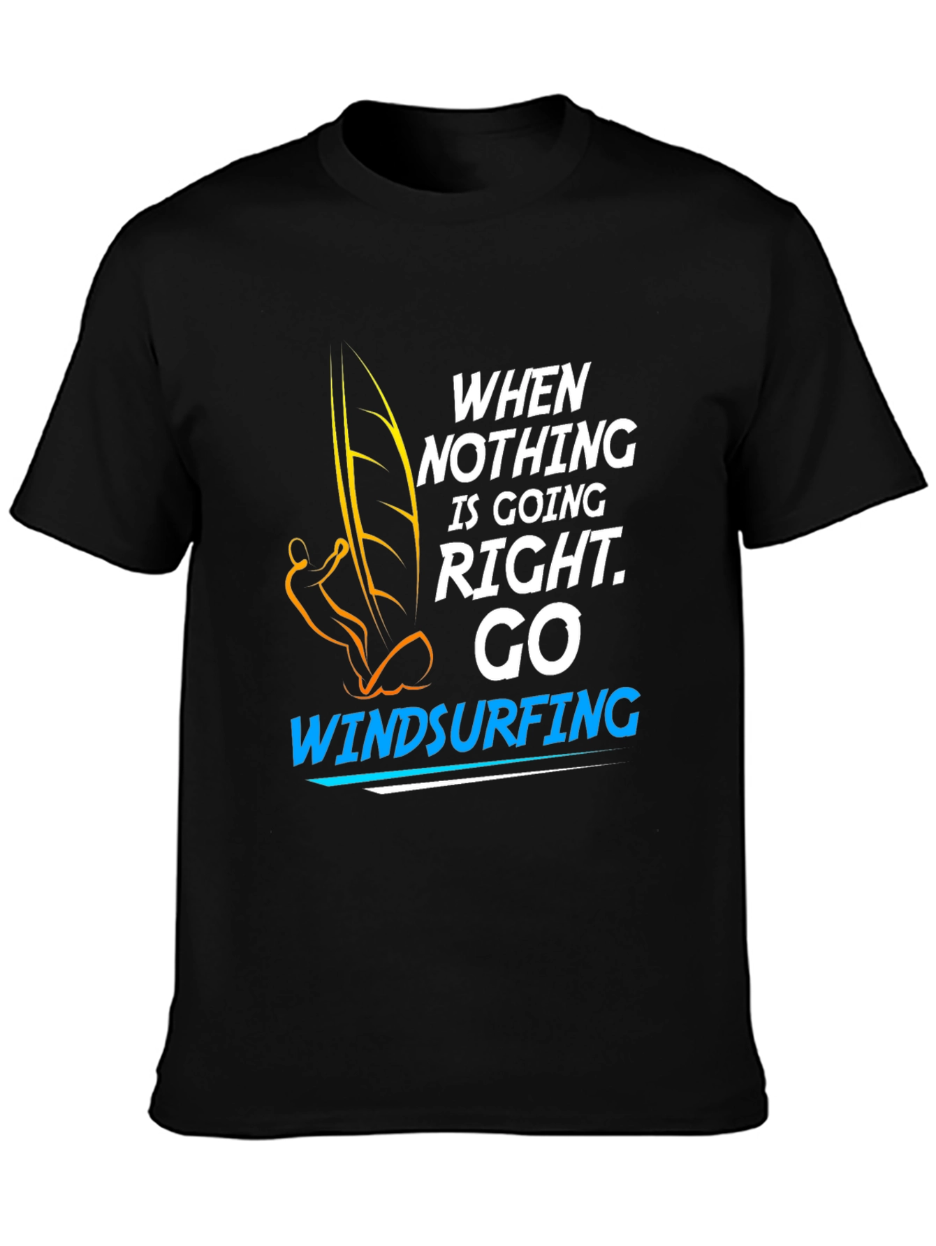 Windsurfing Graphic Tee: When Nothing Goes Right