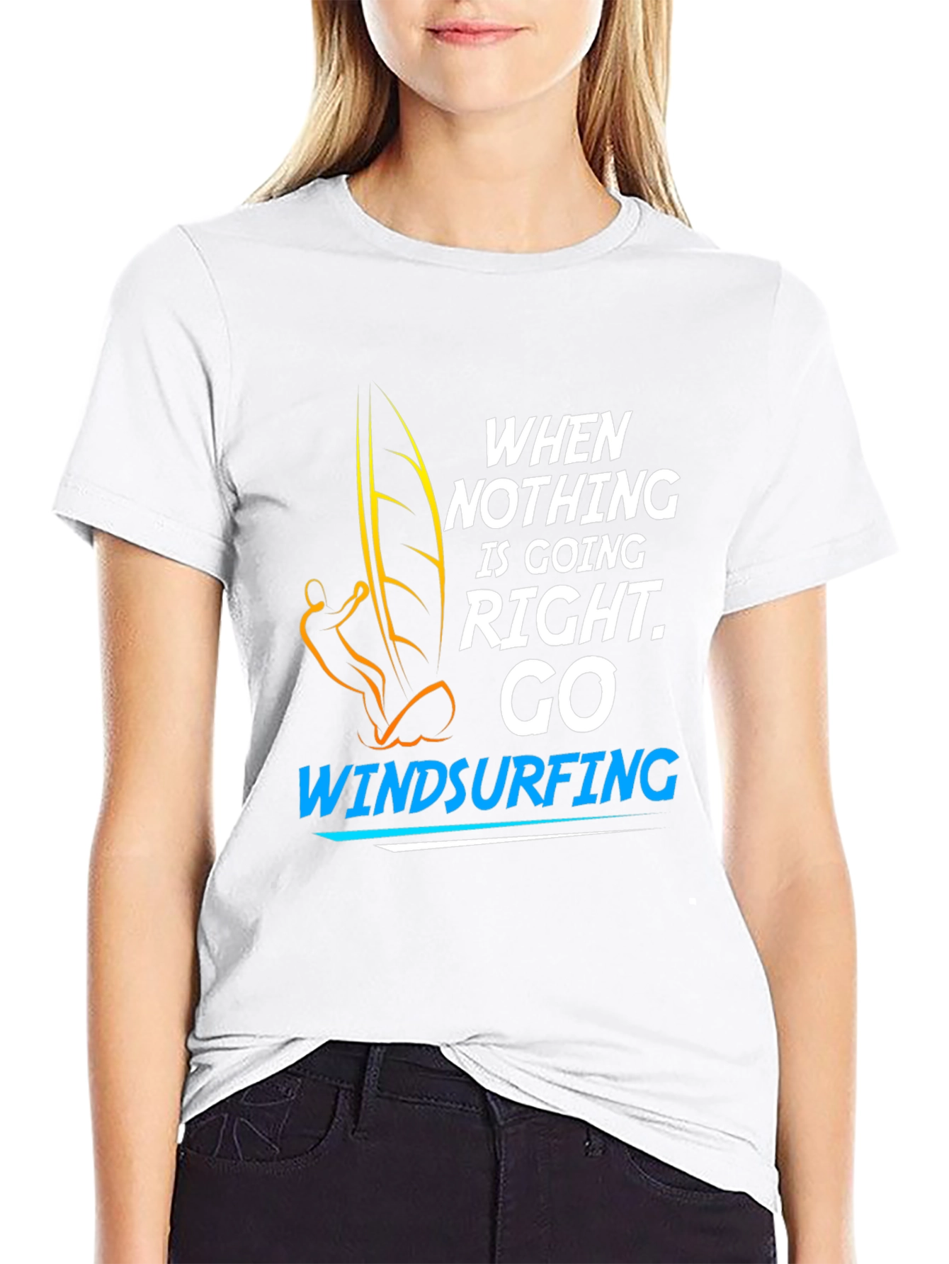Windsurfing Graphic Tee: When Nothing Goes Right