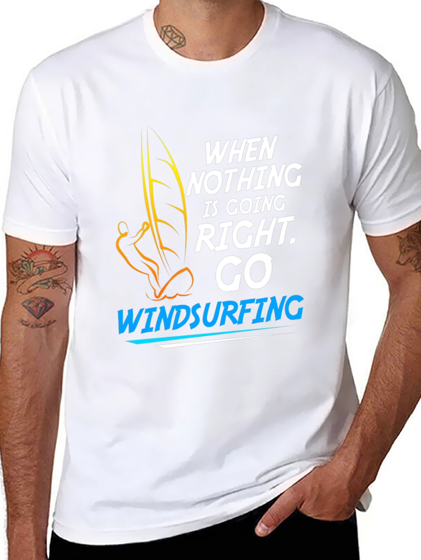 Windsurfing Graphic Tee: When Nothing Goes Right