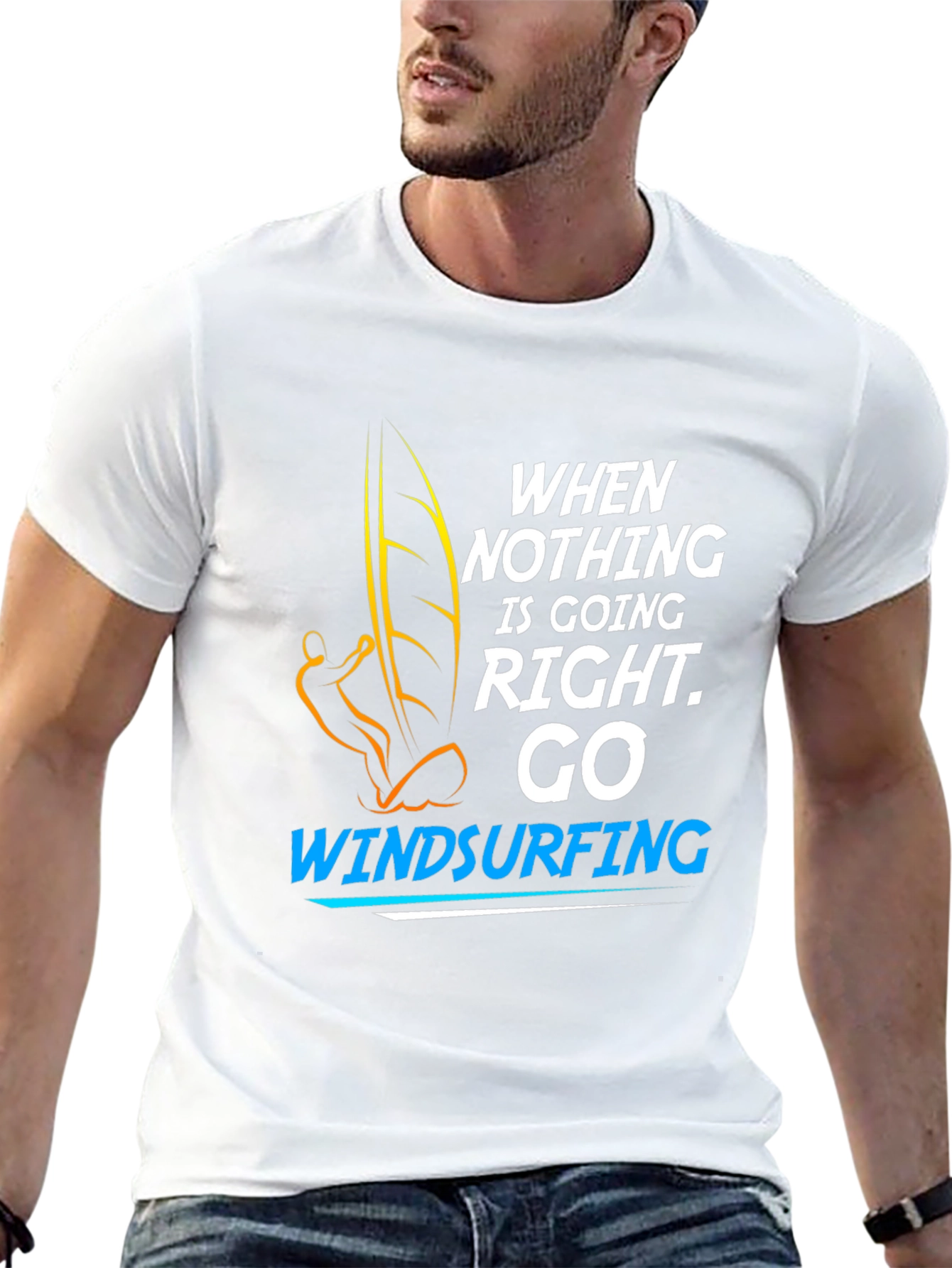 Windsurfing Graphic Tee: When Nothing Goes Right