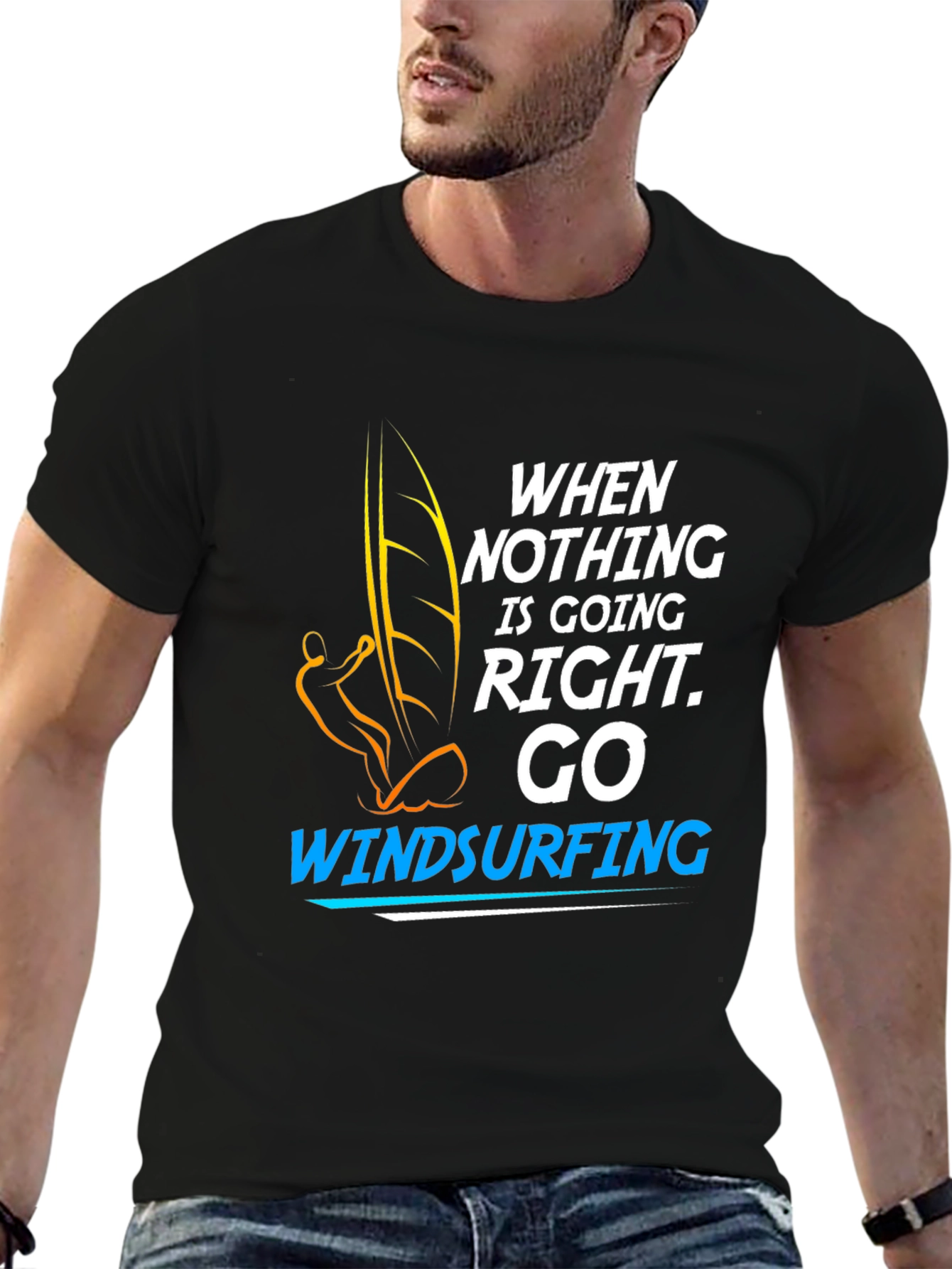Windsurfing Graphic Tee: When Nothing Goes Right