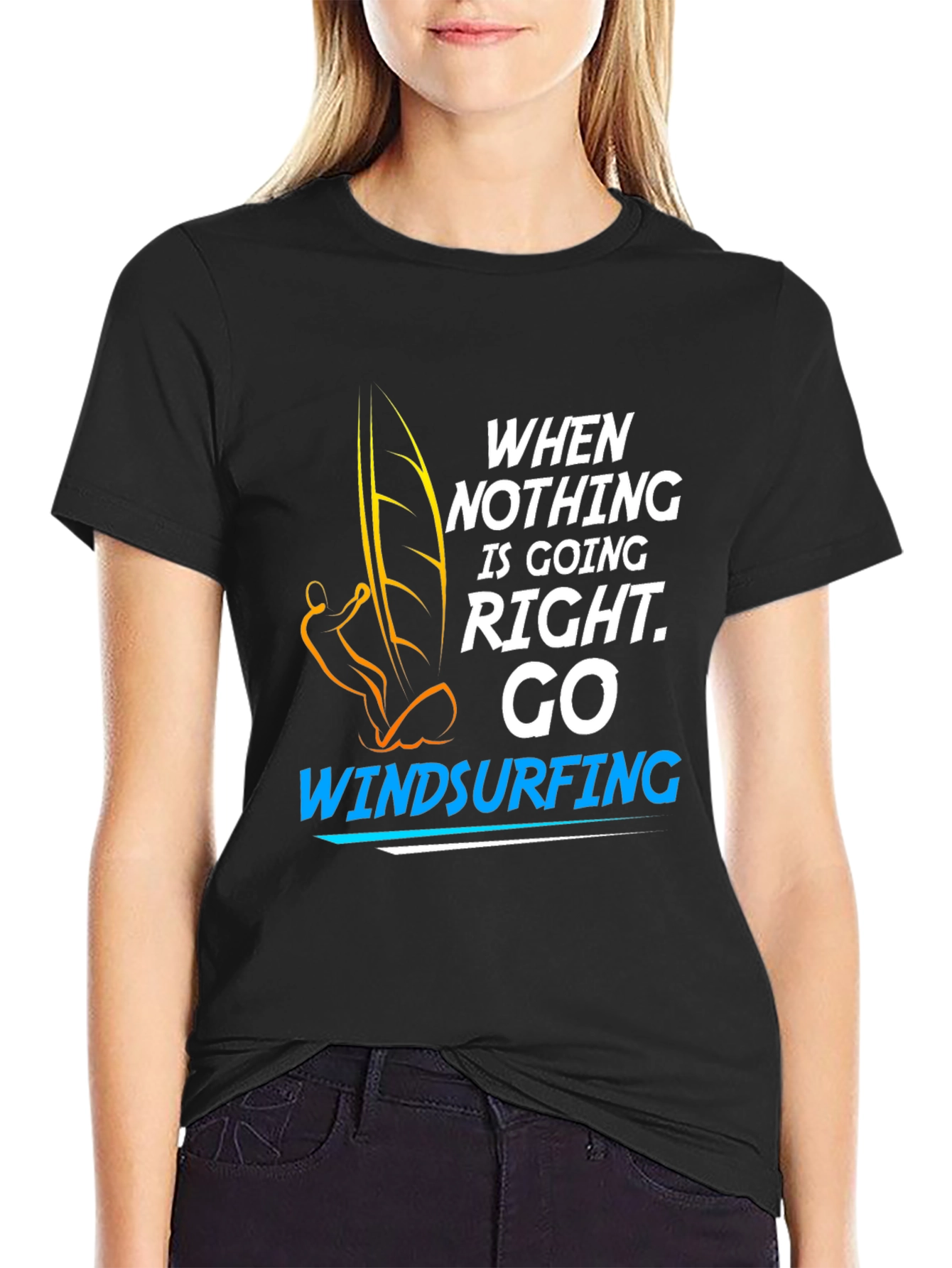 Windsurfing Graphic Tee: When Nothing Goes Right