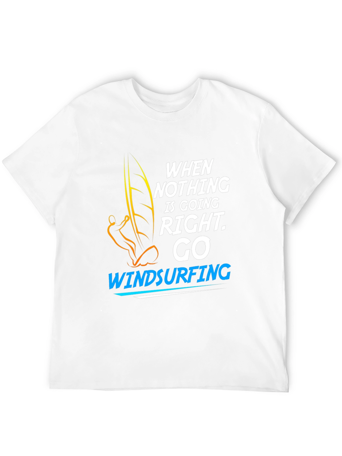 Windsurfing Graphic Tee: When Nothing Goes Right