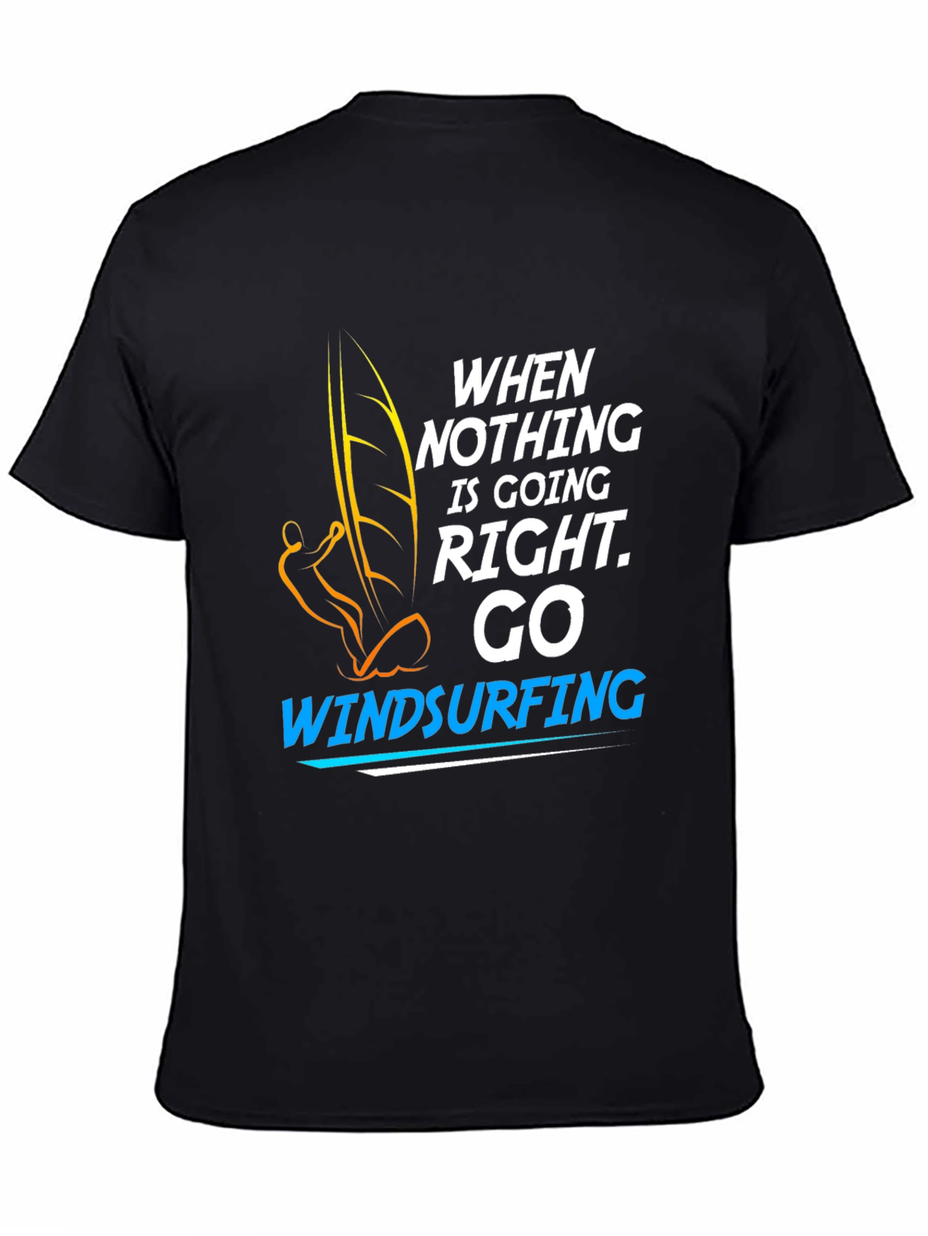 Windsurfing Graphic Tee: When Nothing Goes Right