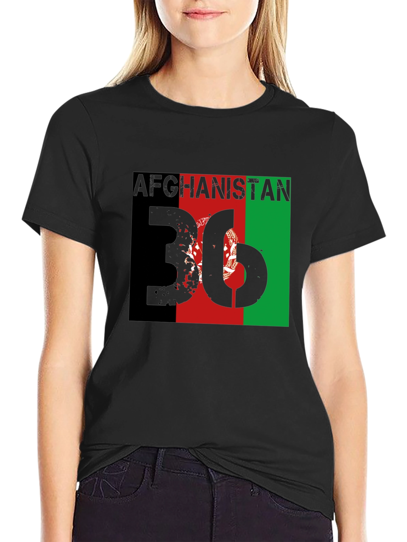 Afghanistan Flag T-Shirt - Patriotic Afghan Pride Tee