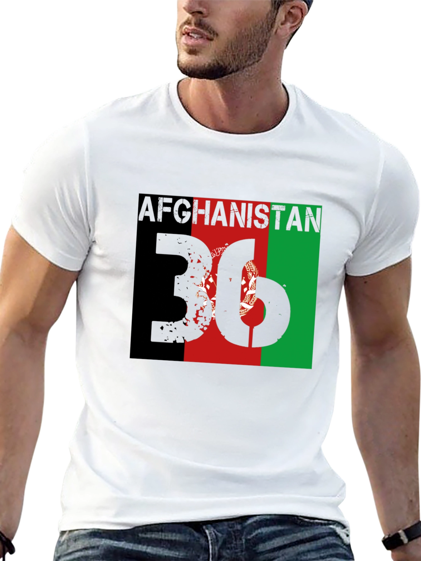 Afghanistan Flag T-Shirt - Patriotic Afghan Pride Tee