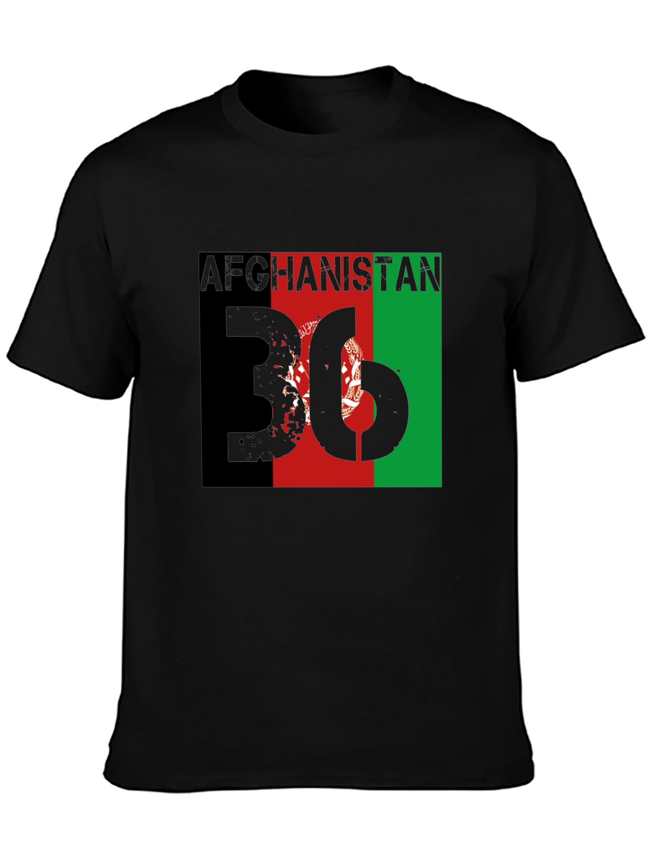 Afghanistan Flag T-Shirt - Patriotic Afghan Pride Tee