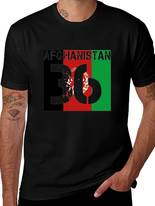 Afghanistan Flag T-Shirt - Patriotic Afghan Pride Tee