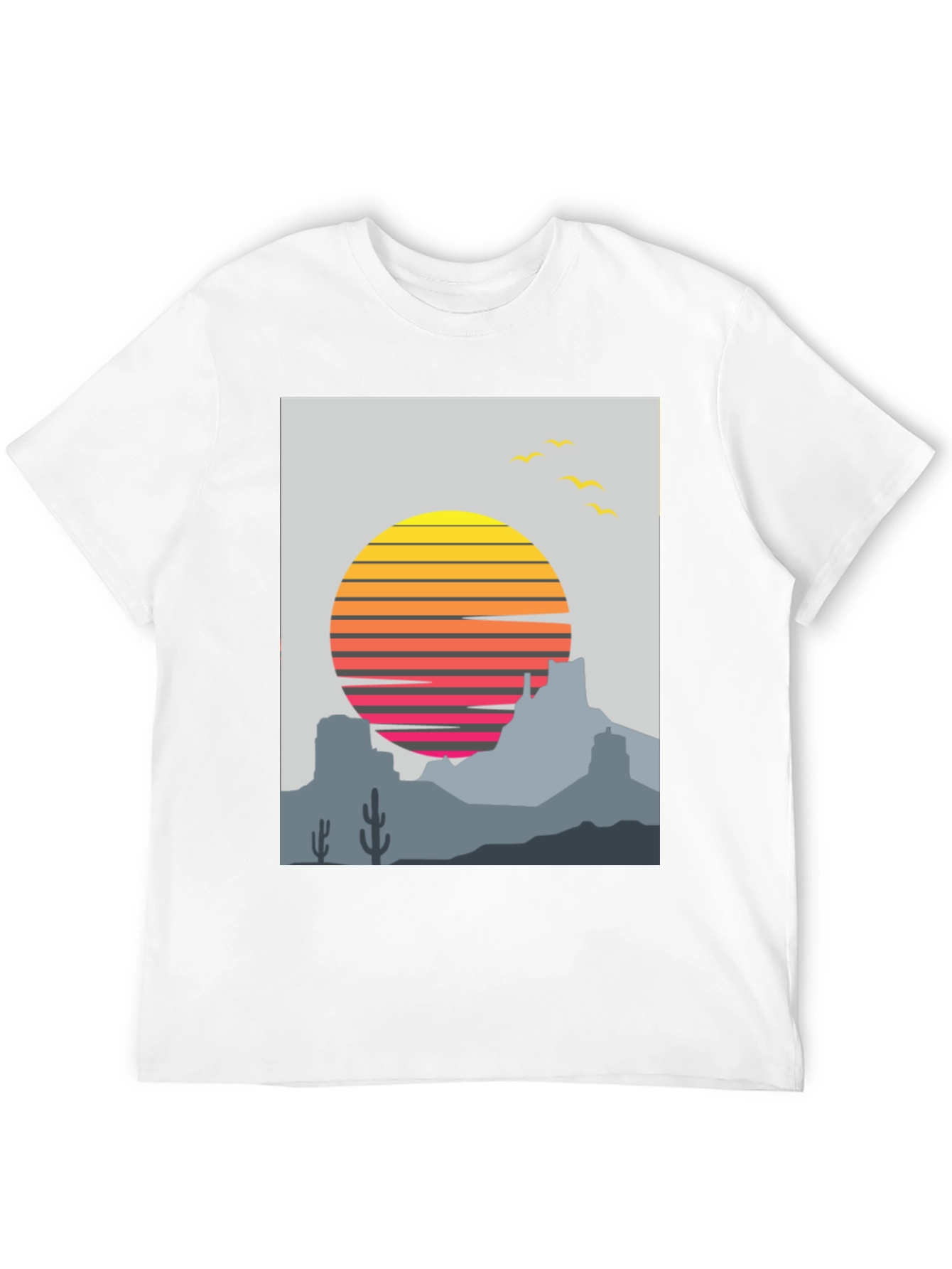 Retro Desert Sunset T-Shirt