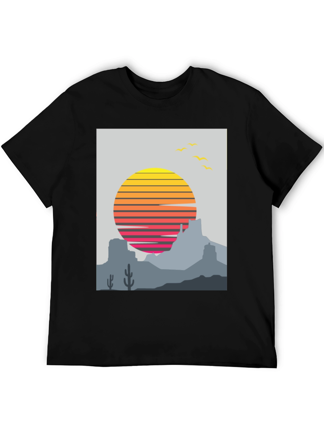 Retro Desert Sunset T-Shirt