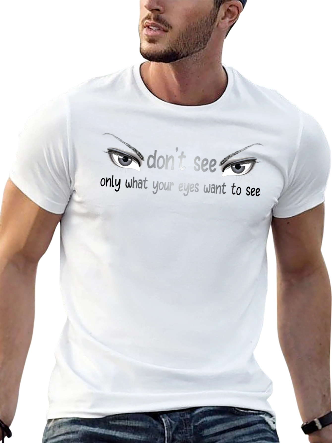 Dont See Graphic T-Shirt - Black