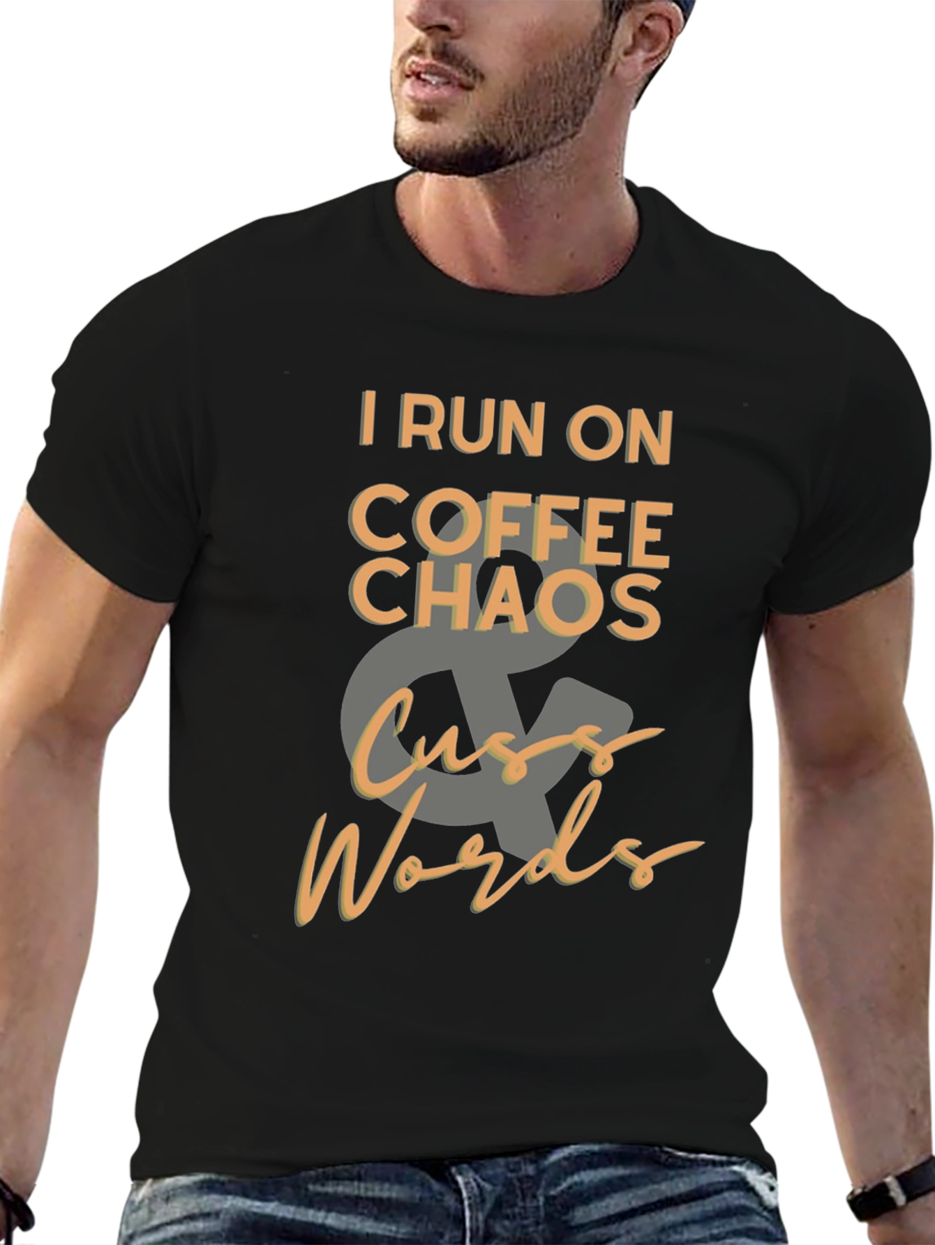 Coffee Chaos & Cuss Words T-Shirt