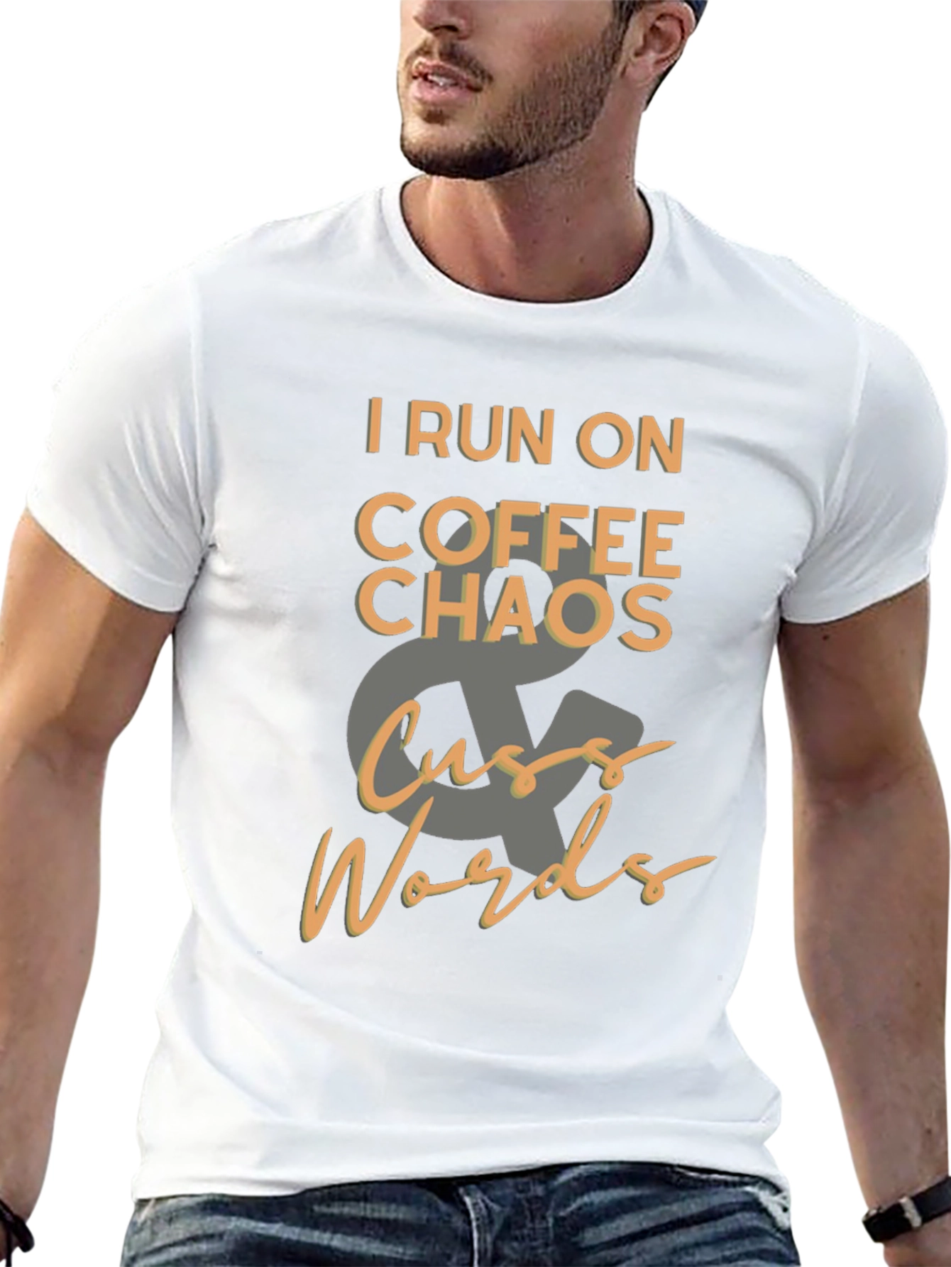 Coffee Chaos & Cuss Words T-Shirt