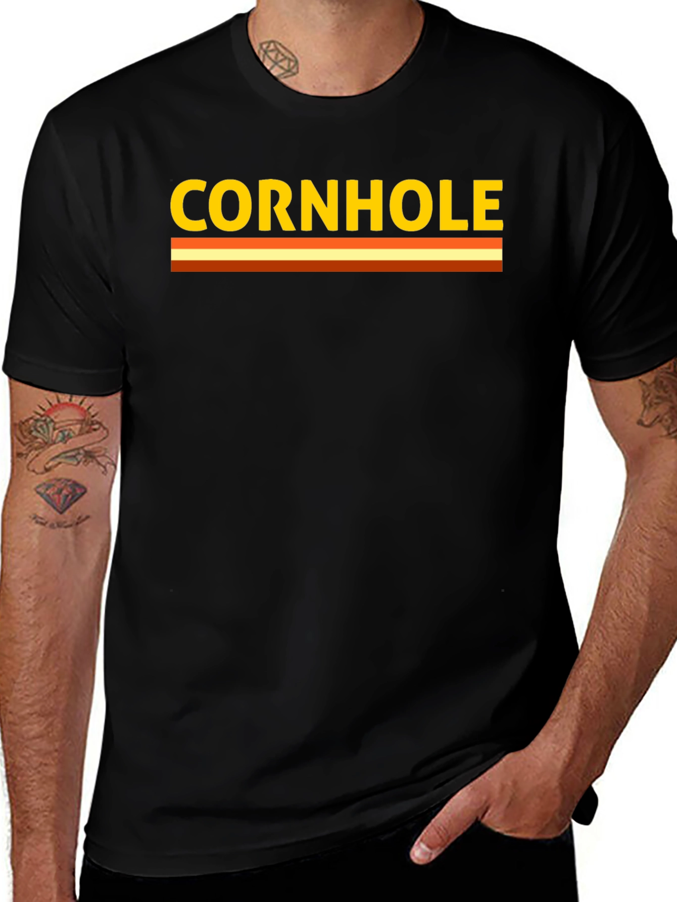 Cornhole Graphic Tee - Casual Style