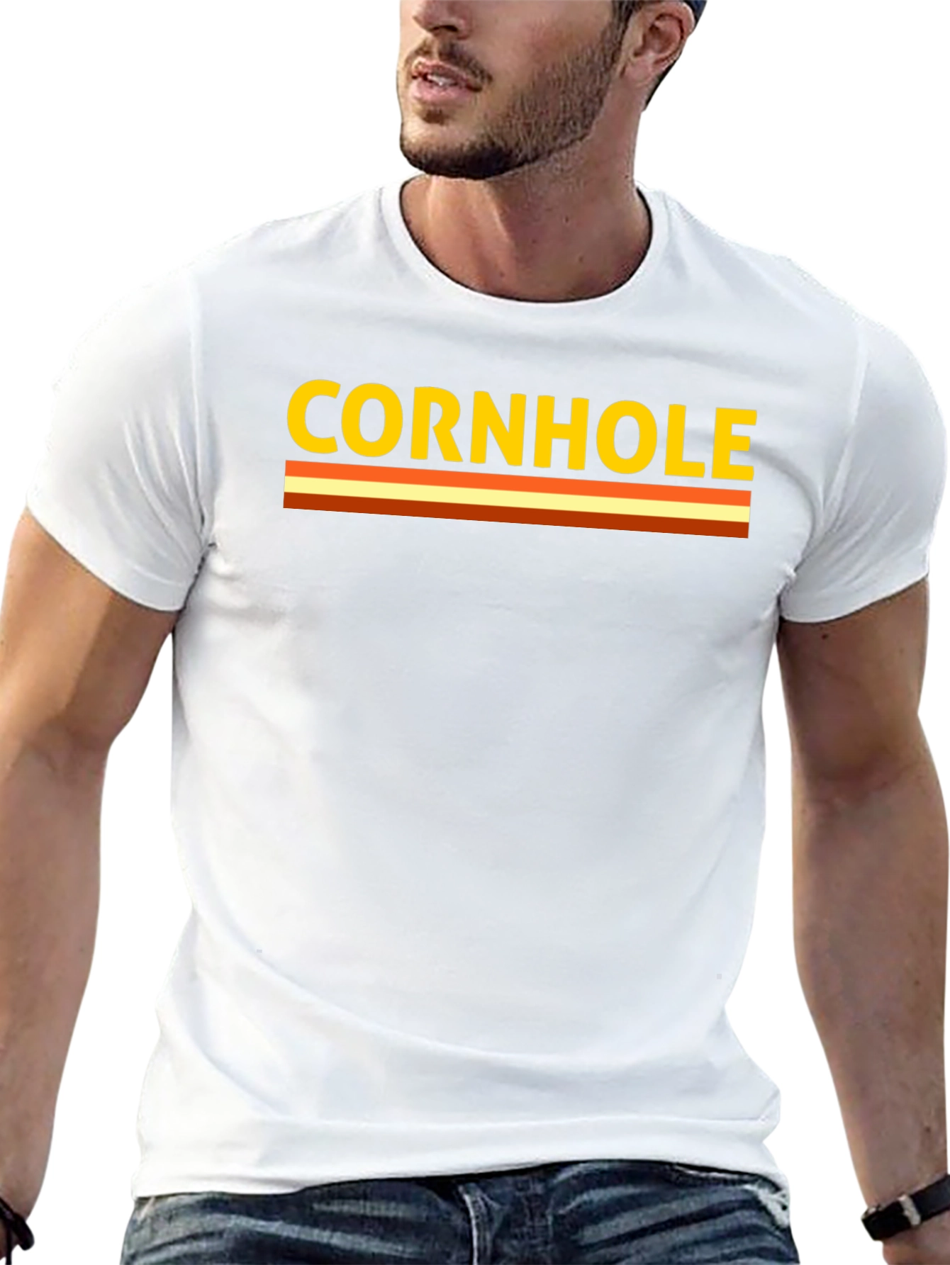 Cornhole Graphic Tee - Casual Style