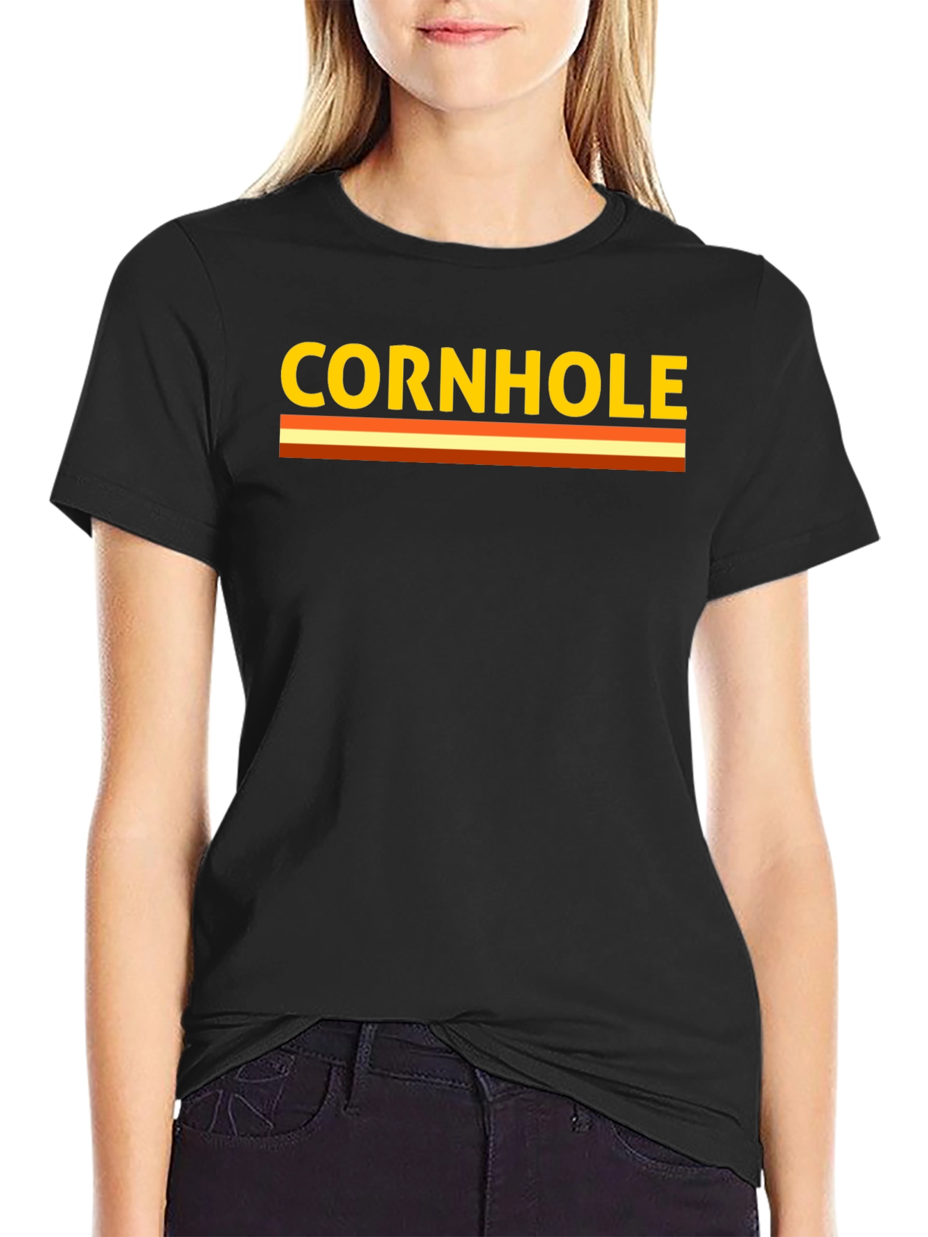 Cornhole Graphic Tee - Casual Style