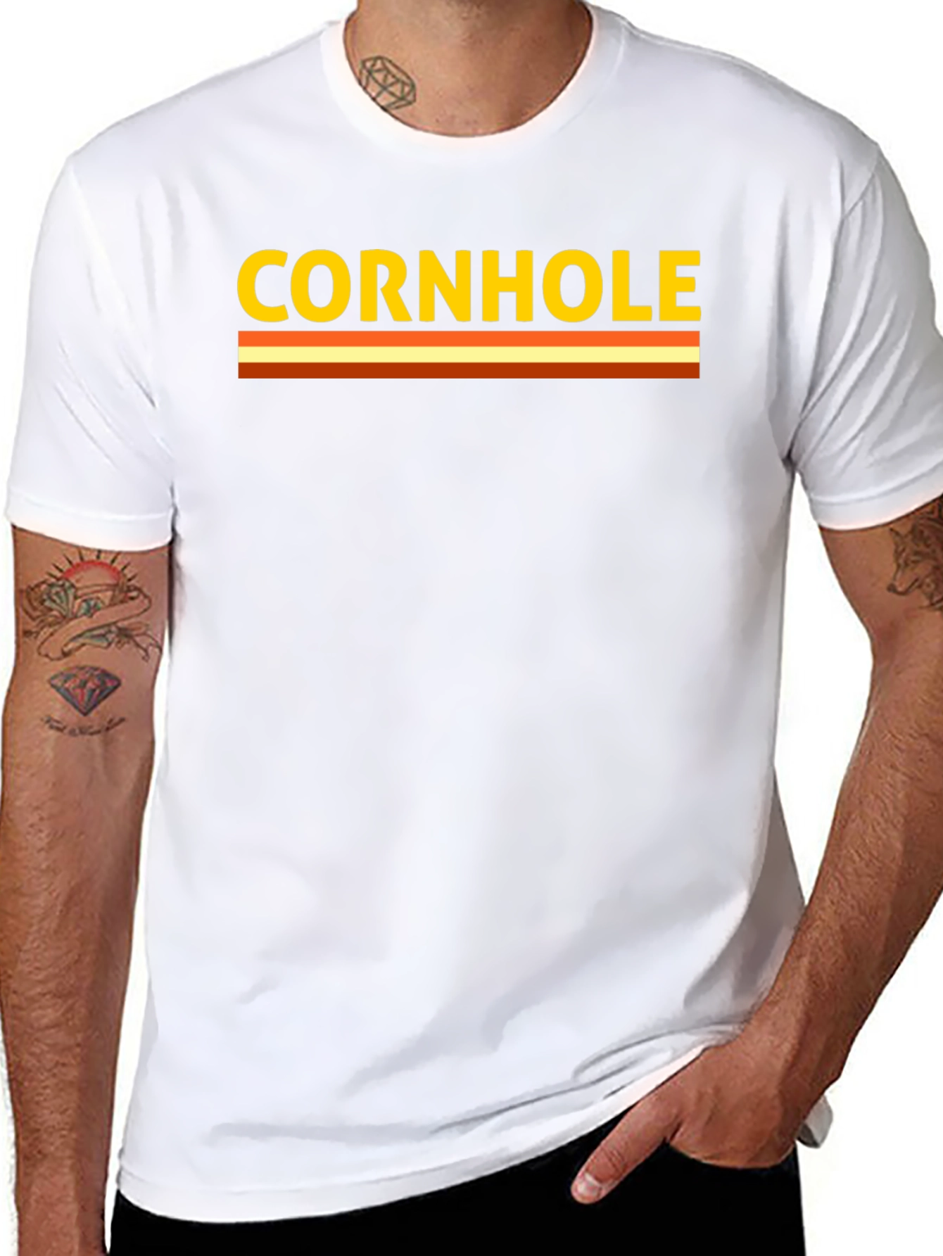 Cornhole Graphic Tee - Casual Style