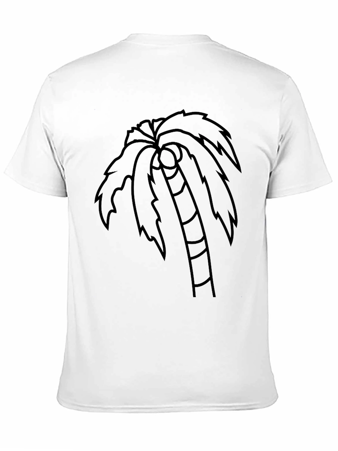 Black Palm Tree Graphic T-Shirt