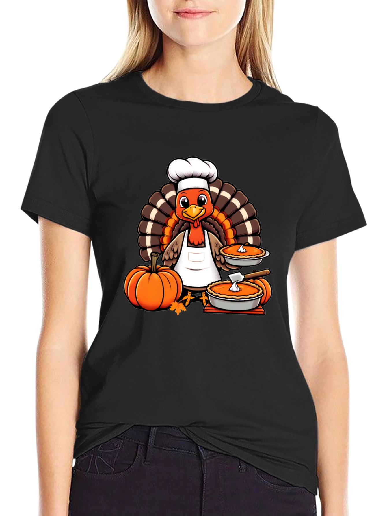 Thanksgiving Turkey Chef T-Shirt