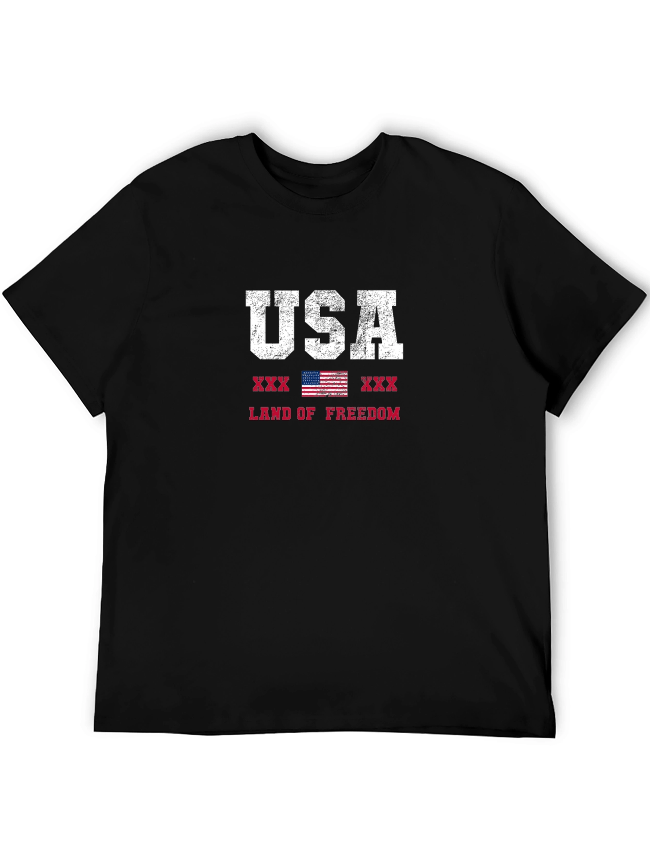USA Land of Freedom Patriotic T-Shirt