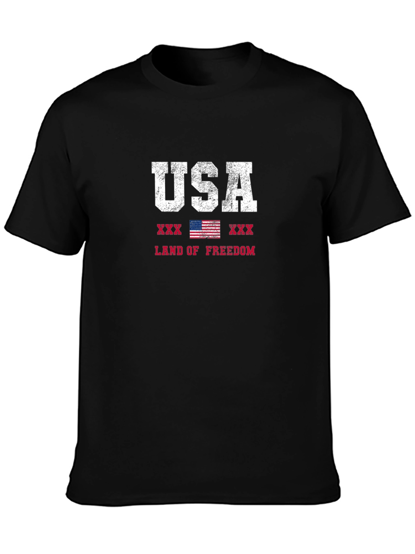 USA Land of Freedom Patriotic T-Shirt