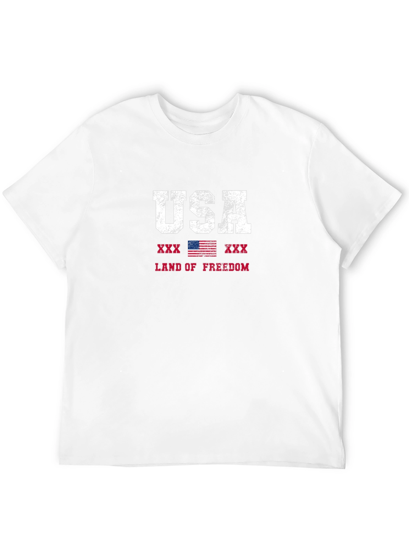 USA Land of Freedom Patriotic T-Shirt