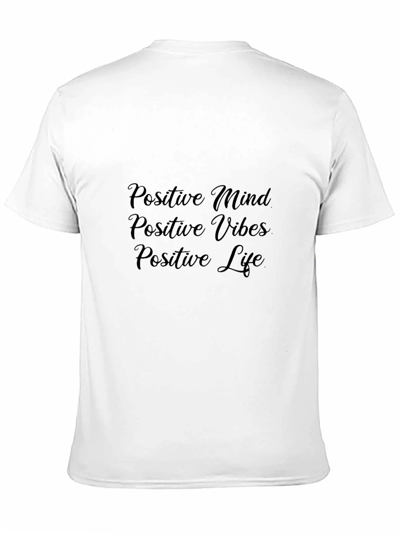Positive Vibes Black T-Shirt