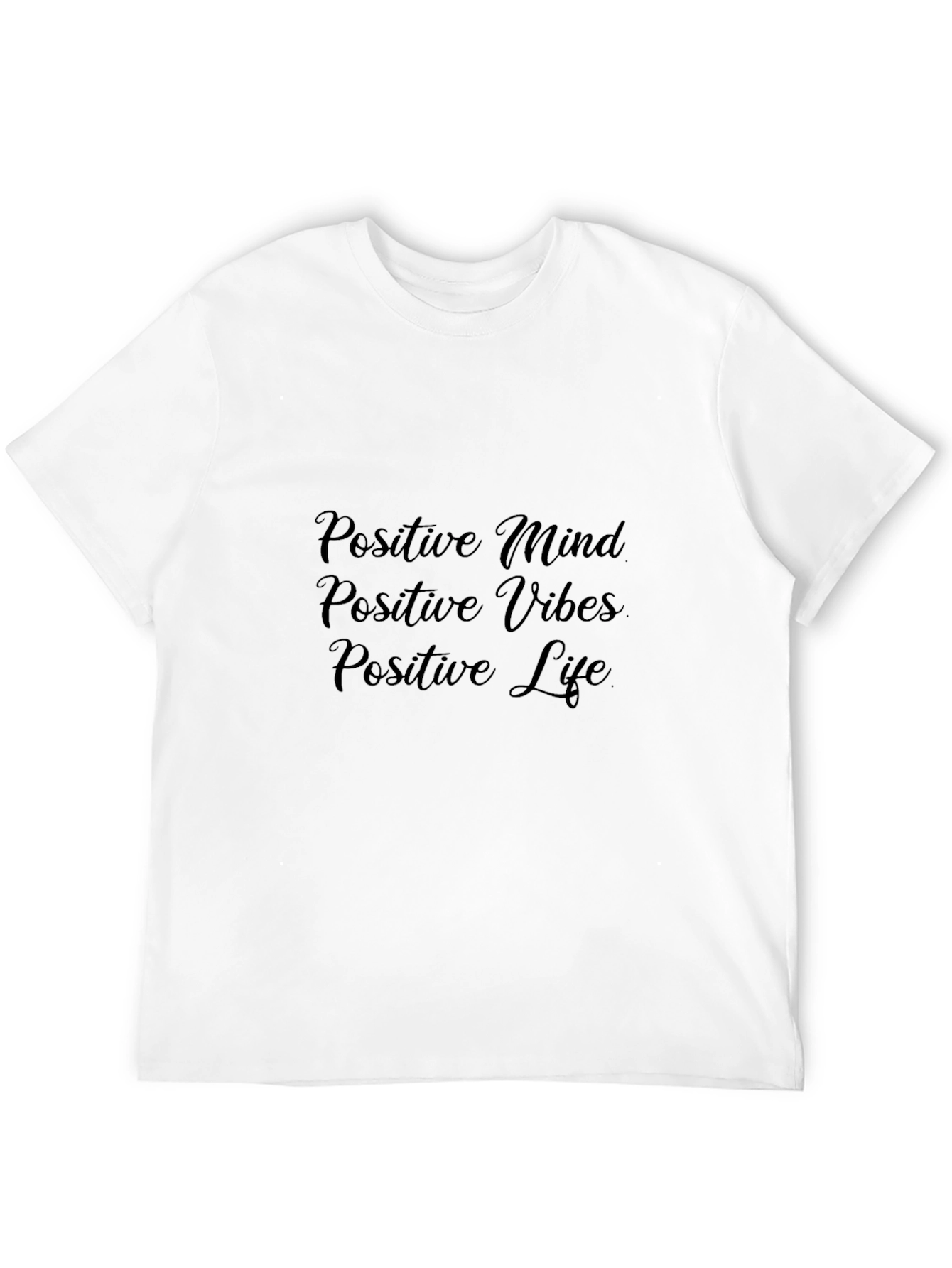 Positive Vibes Black T-Shirt