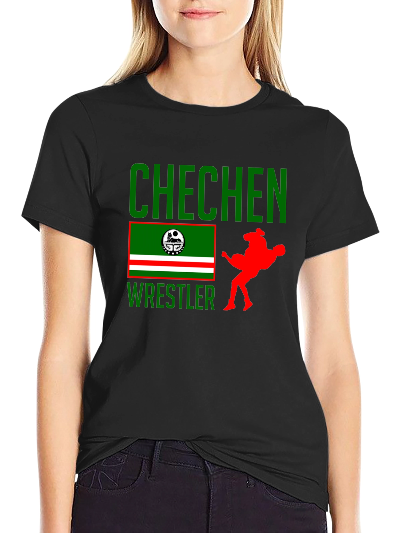 Chechen Wrestler Graphic Tee