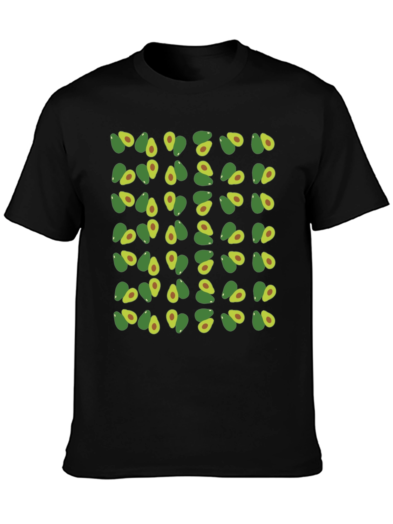 Avocado Pattern T-Shirt - Trendy & Comfortable