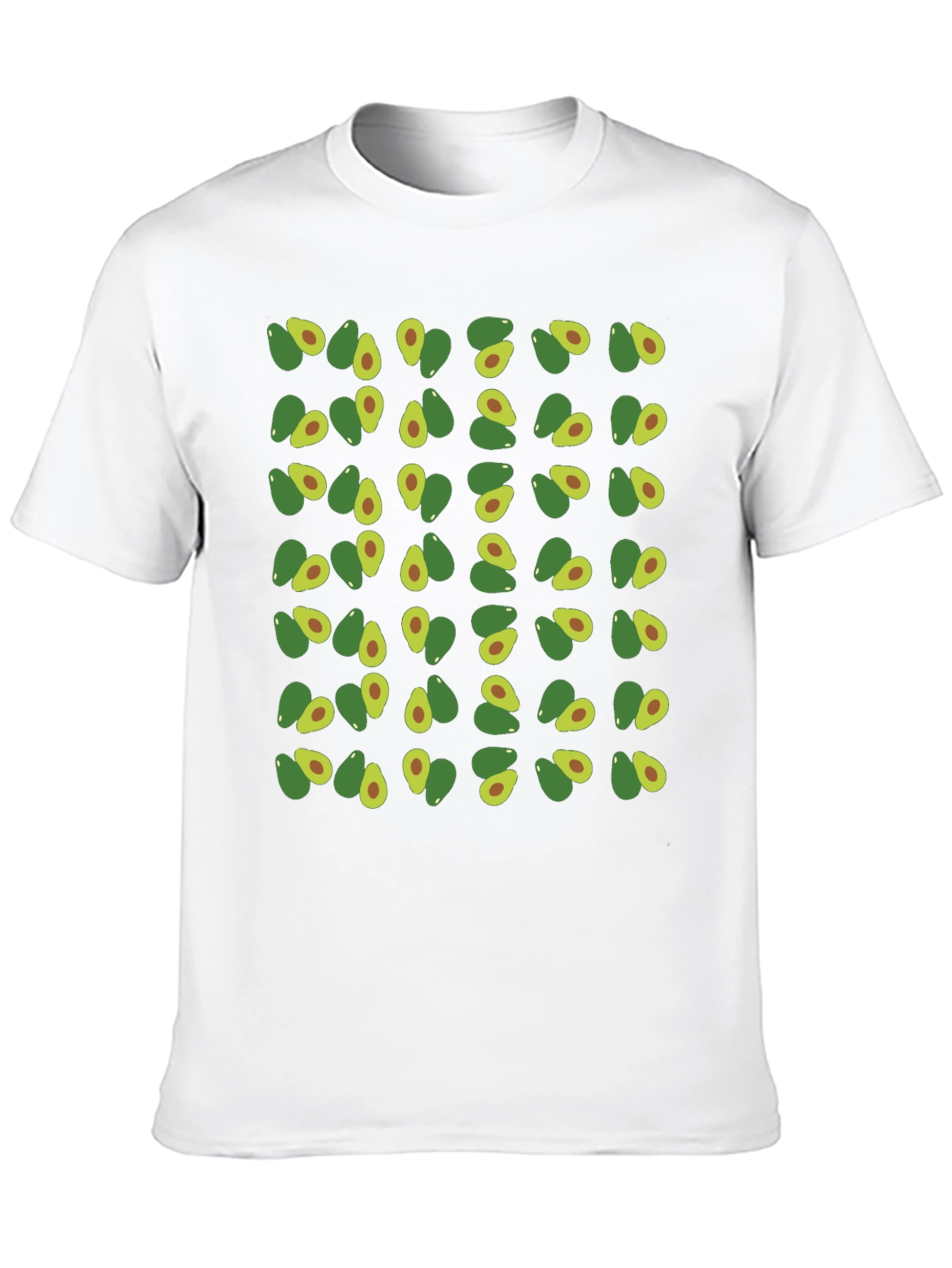 Avocado Pattern T-Shirt - Trendy & Comfortable