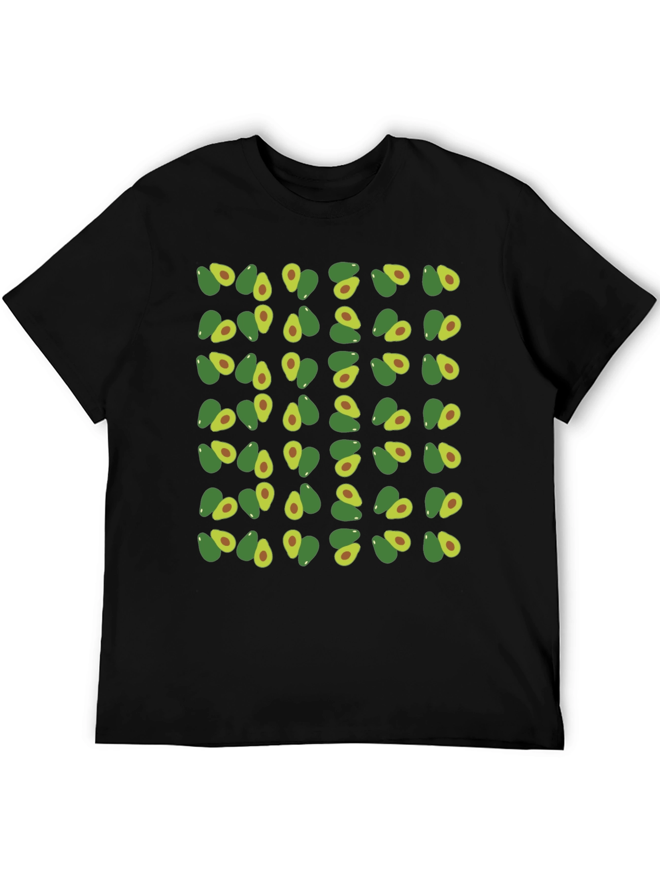 Avocado Pattern T-Shirt - Trendy & Comfortable